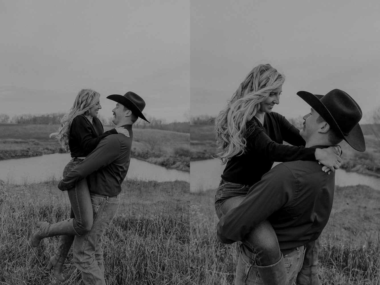 Family Farm, Center Junction Engagmenet Pictures, Iowa