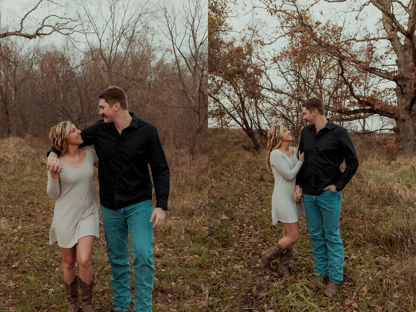 Family Farm, Center Junction Engagmenet Pictures, Iowa