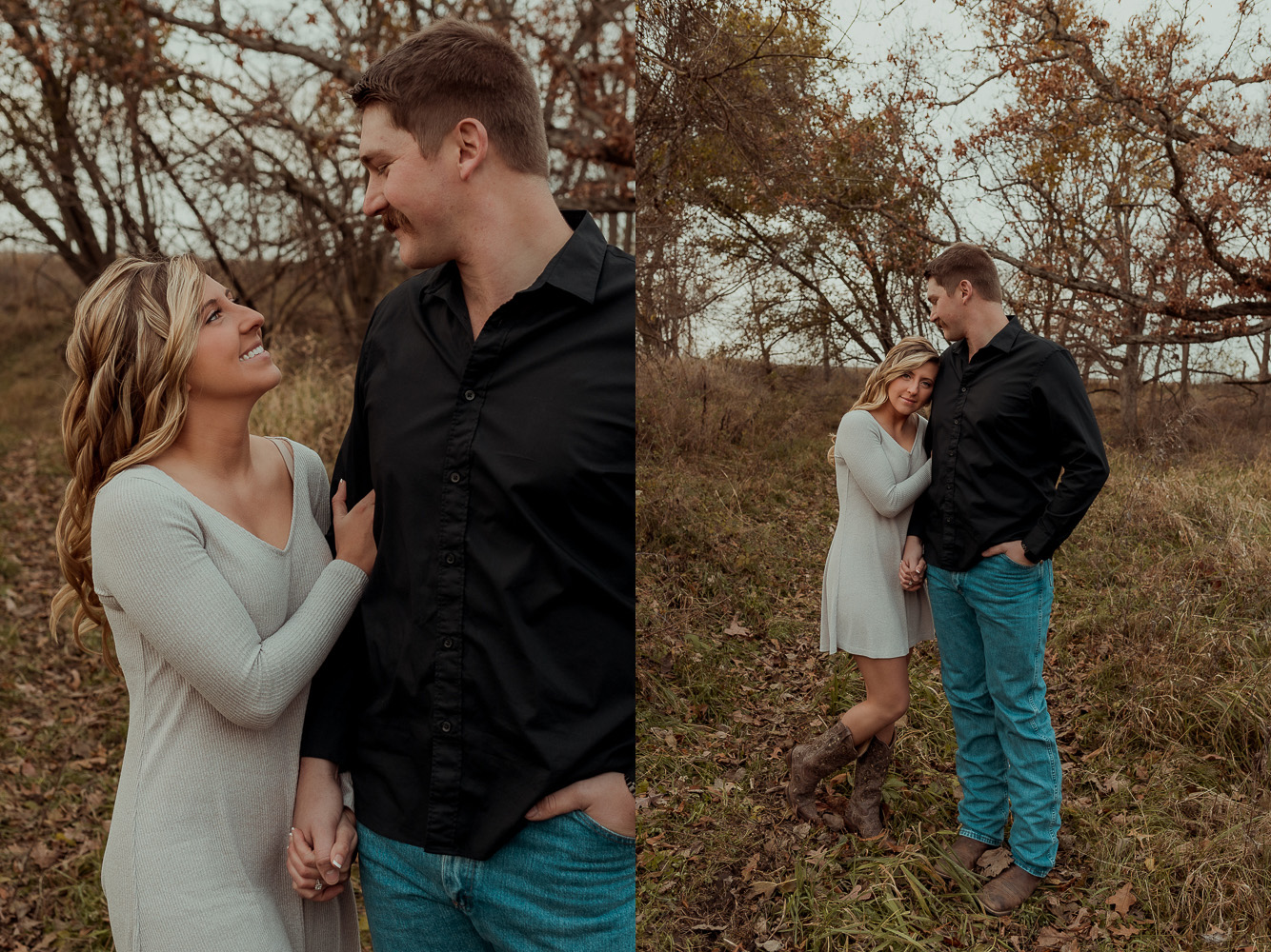 Family Farm, Center Junction Engagmenet Pictures, Iowa