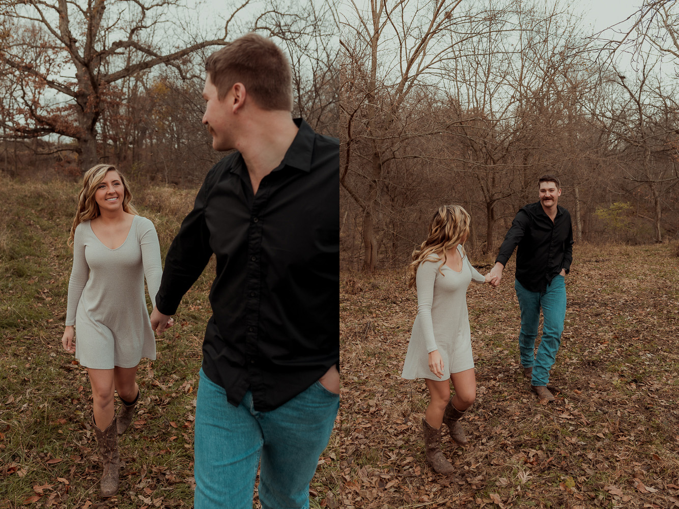 Family Farm, Center Junction Engagmenet Pictures, Iowa