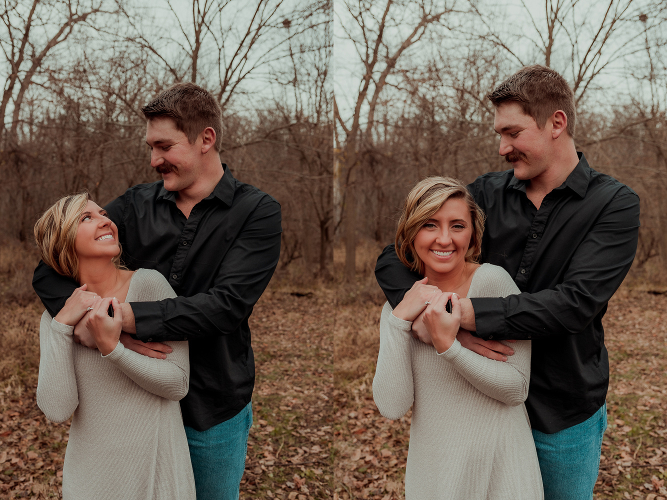 Family Farm, Center Junction Engagmenet Pictures, Iowa