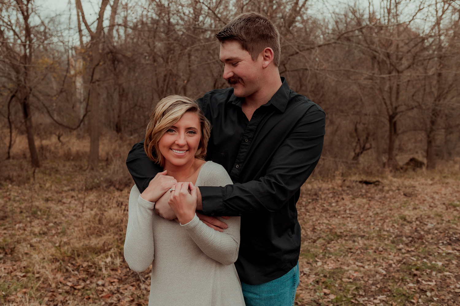 Family Farm, Center Junction Engagmenet Pictures, Iowa