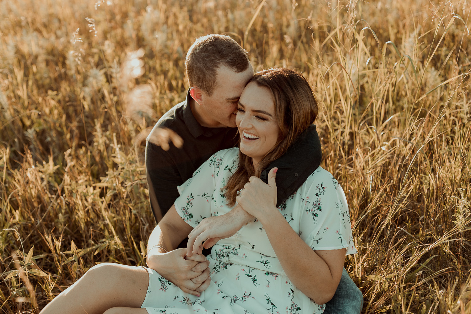 Family Farm Engagement Photos, Onslow Iowa