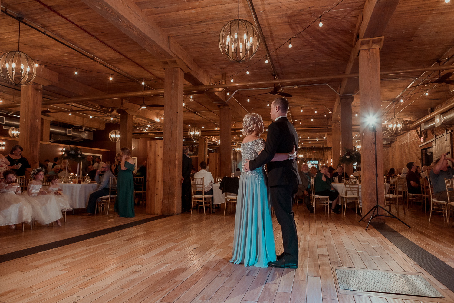 The Driftless Venue Wedding, Millwork Ballroom and Event Center, Dubuque, Iowa