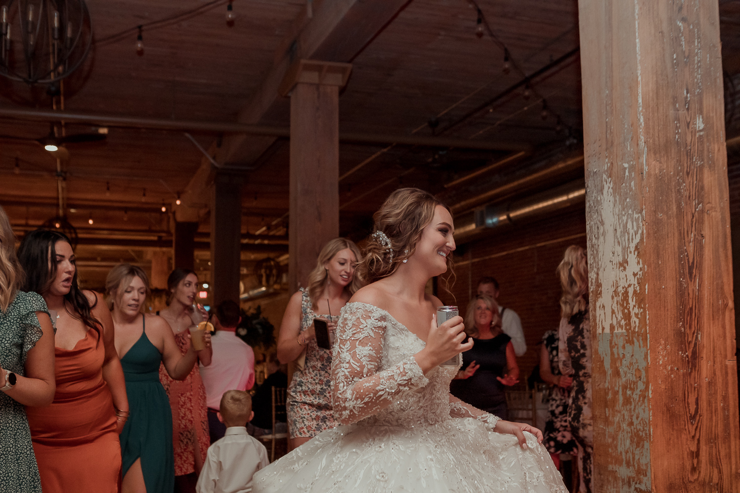 The Driftless Venue Wedding, Millwork Ballroom and Event Center, Dubuque, Iowa