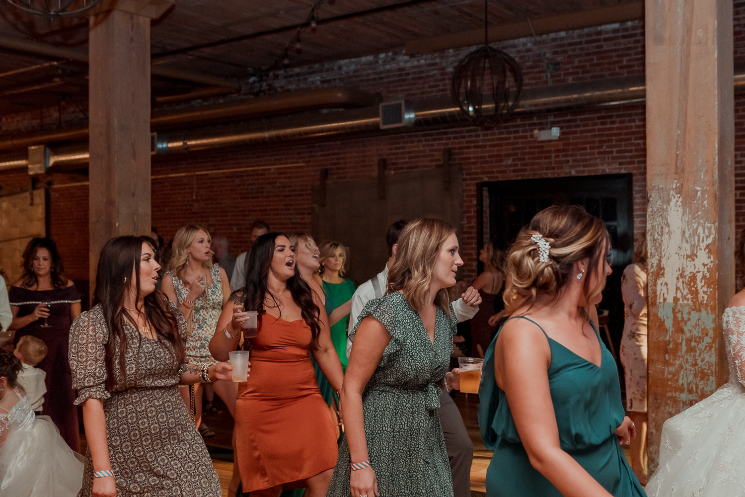 The Driftless Venue Wedding, Millwork Ballroom and Event Center, Dubuque, Iowa
