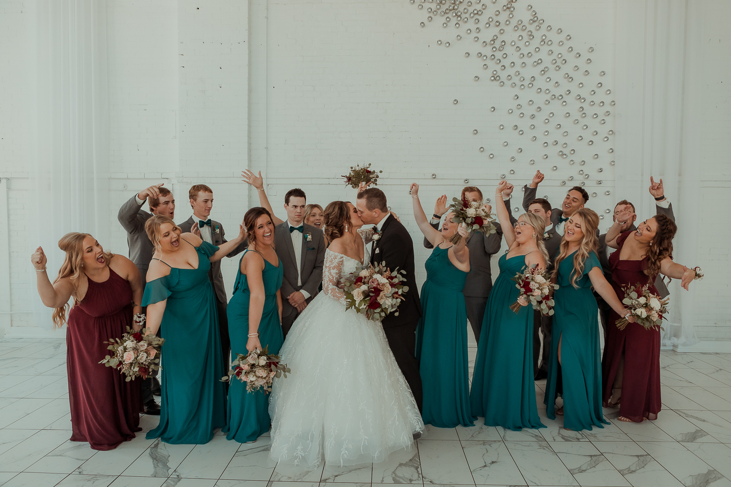 The Driftless Venue Wedding, Millwork Ballroom and Event Center, Dubuque, Iowa