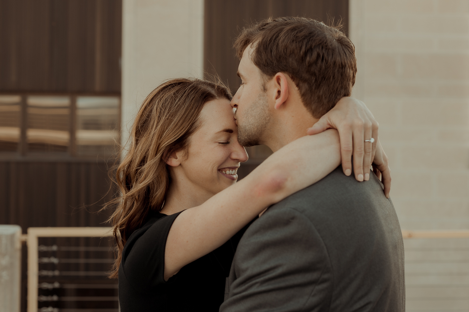 Downtown Cedar Rapids Engagement Photos, Cedar Rapids Iowa