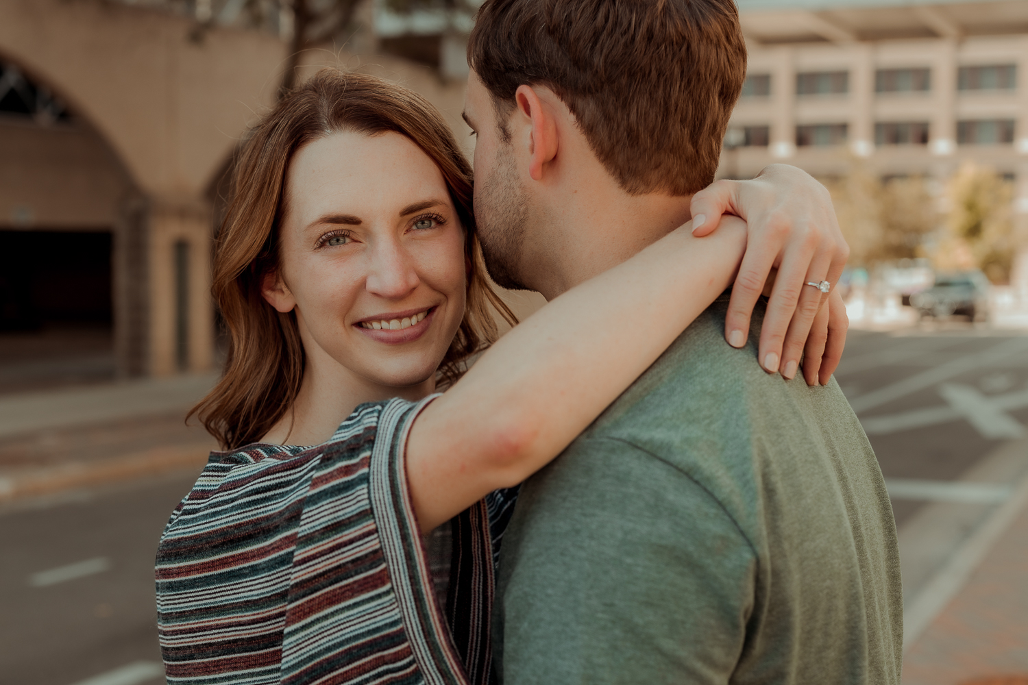Downtown Cedar Rapids Engagement Photos, Cedar Rapids Iowa
