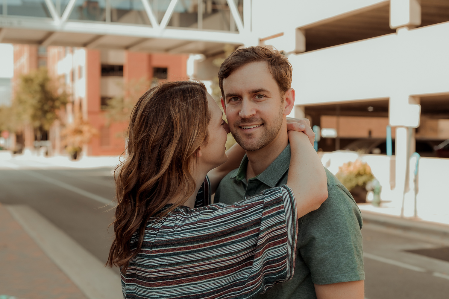Downtown Cedar Rapids Engagement Photos, Cedar Rapids Iowa