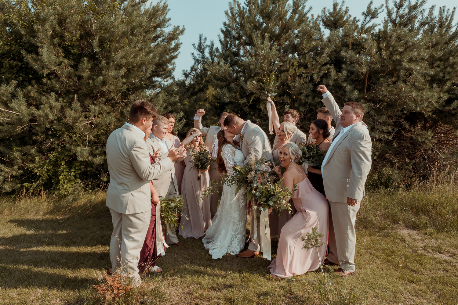 Kacena Farms Wedding Pictures, Vinton, Iowa