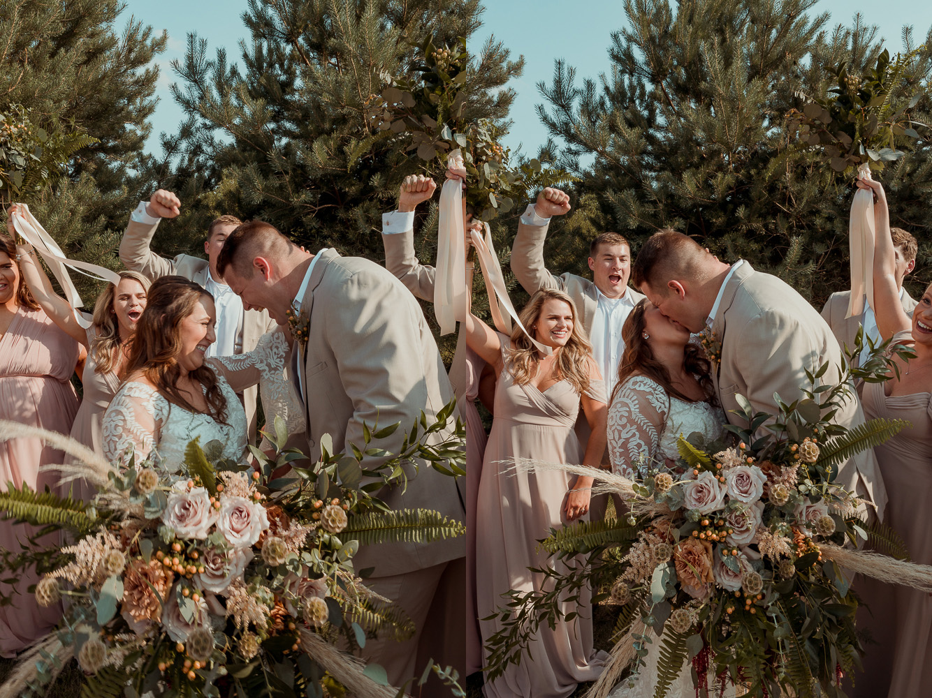 Kacena Farms Wedding Pictures, Vinton, Iowa