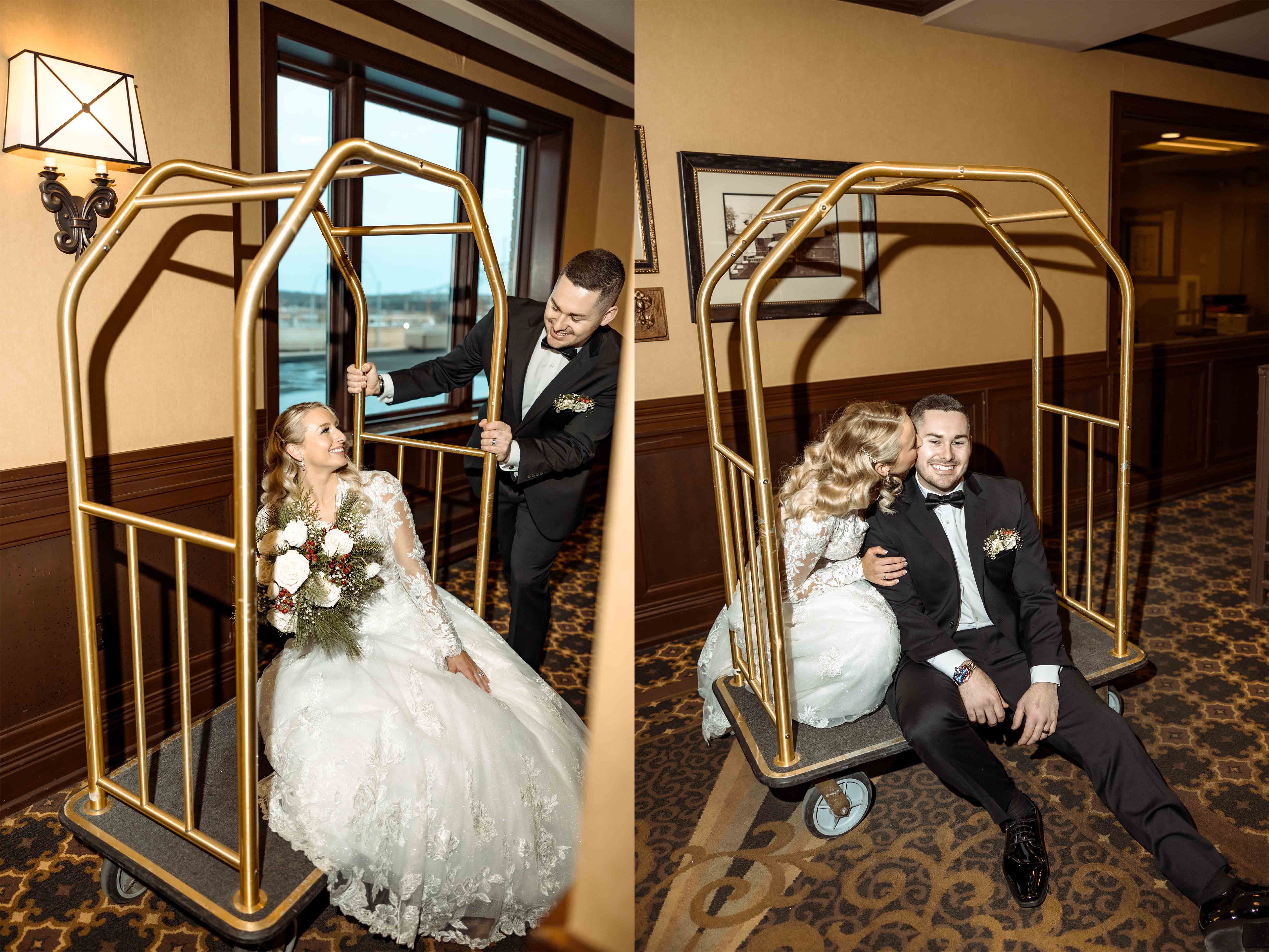 Hotel Julien Wedding, Dubuque, Iowa