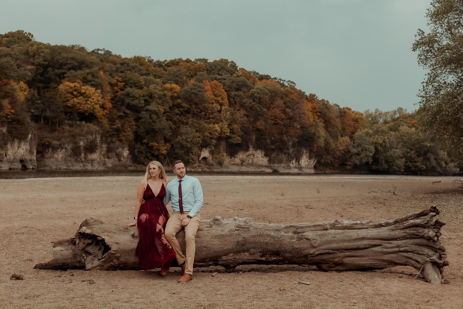 Palisades Kepler State Park Engagment Pictures, Mt Vernon, Iowa