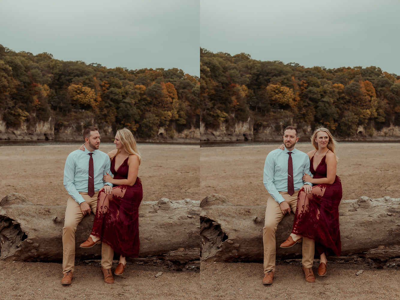 Palisades Kepler State Park Engagment Pictures, Mt Vernon, Iowa