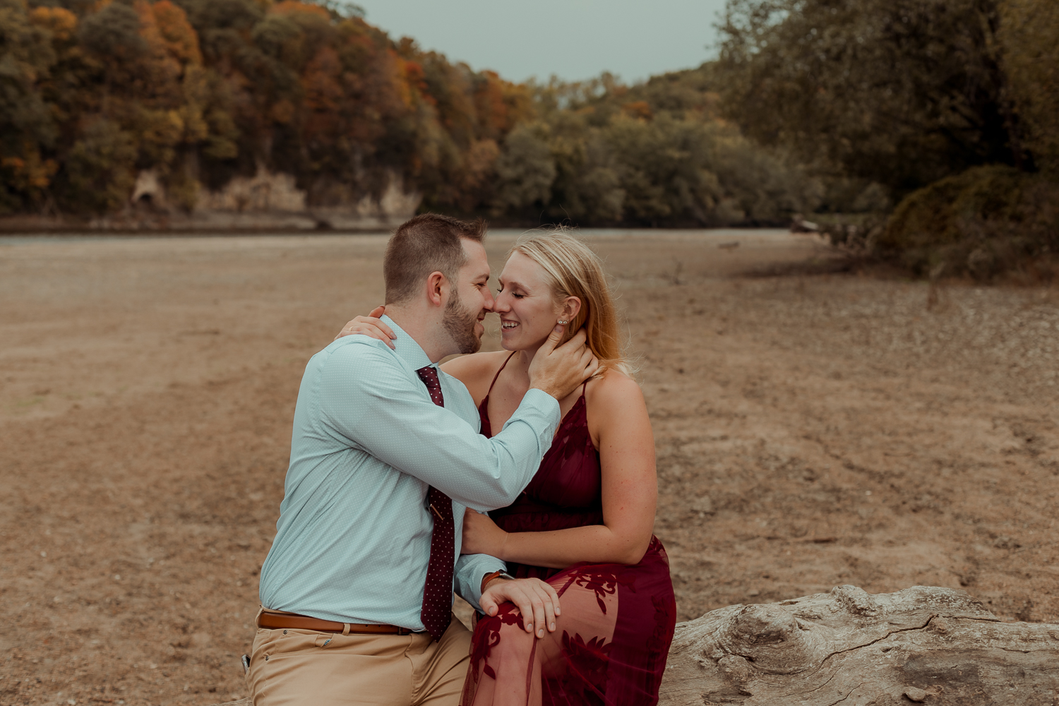 Palisades Kepler State Park Engagment Pictures, Mt Vernon, Iowa