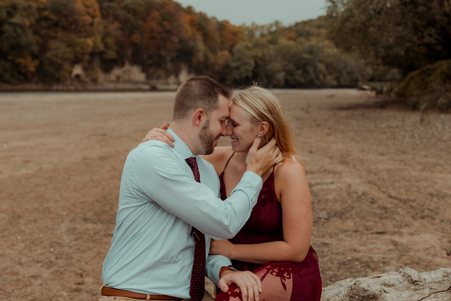 Palisades Kepler State Park Engagment Pictures, Mt Vernon, Iowa