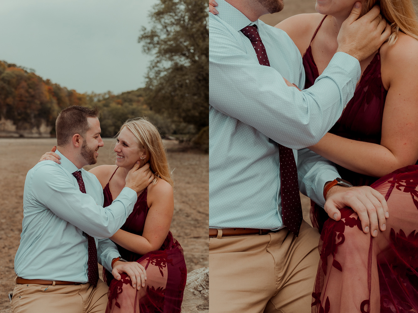 Palisades Kepler State Park Engagment Pictures, Mt Vernon, Iowa