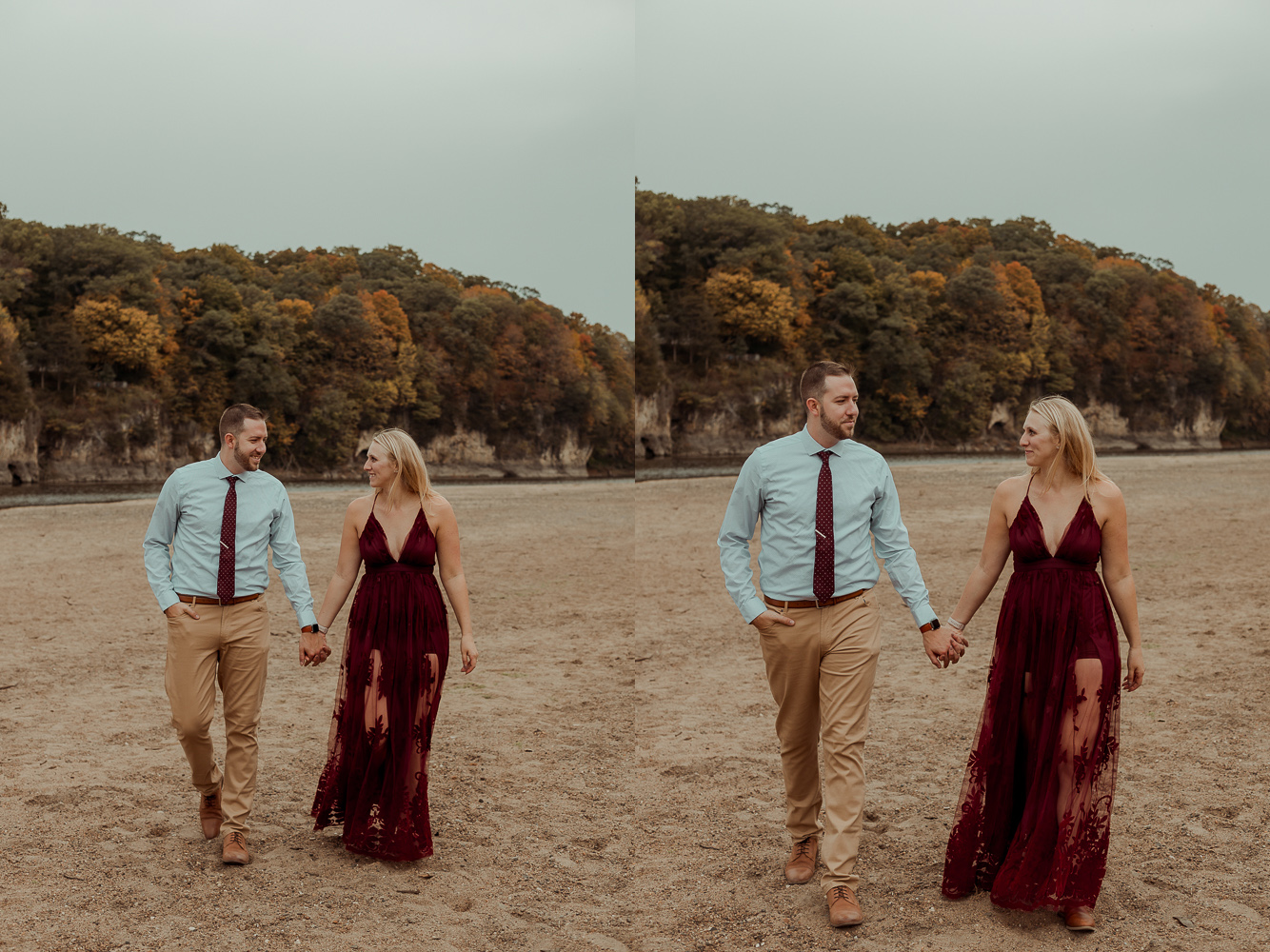 Palisades Kepler State Park Engagment Pictures, Mt Vernon, Iowa