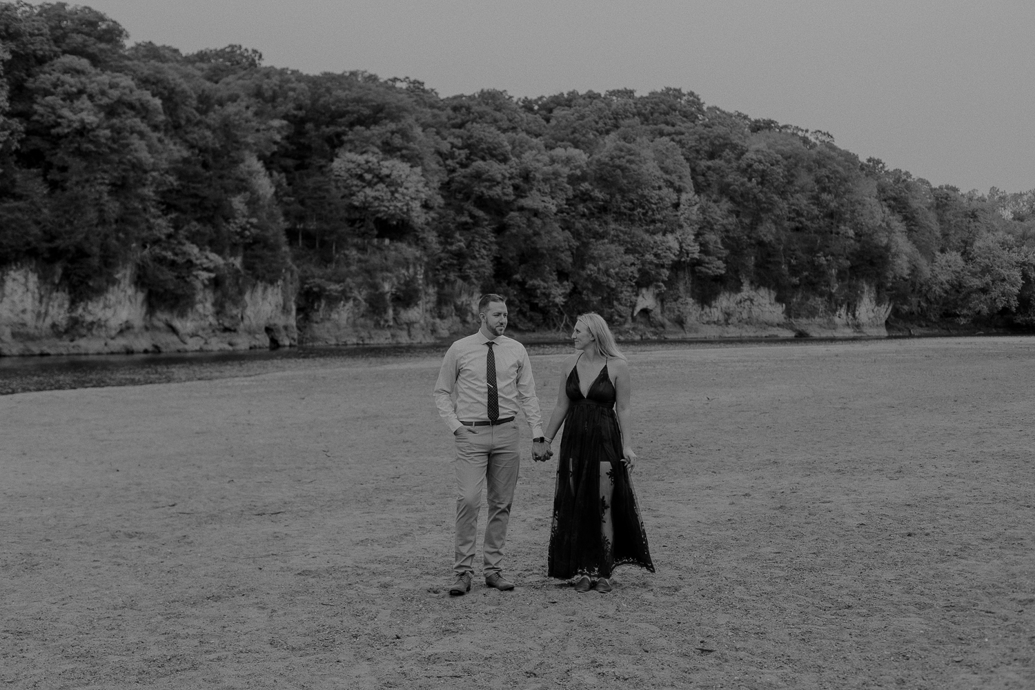 Palisades Kepler State Park Engagment Pictures, Mt Vernon, Iowa