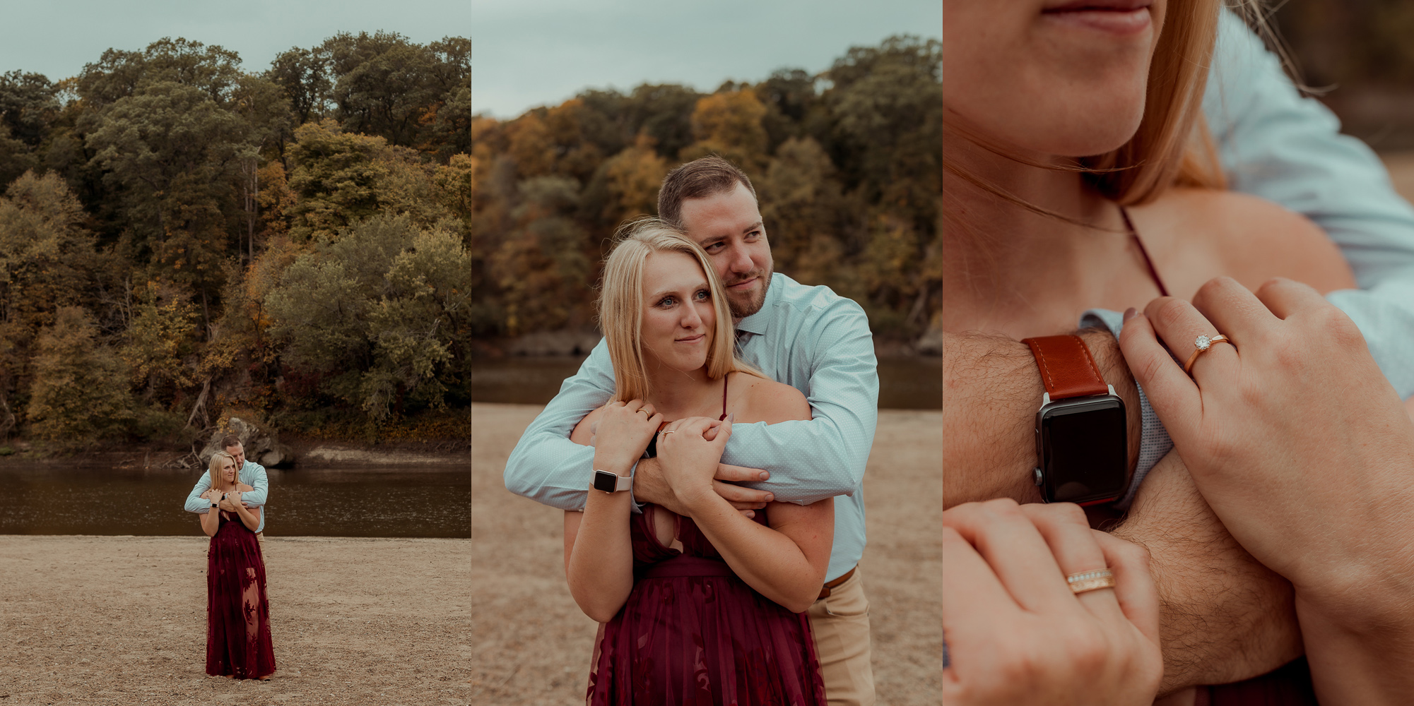 Palisades Kepler State Park Engagment Pictures, Mt Vernon, Iowa