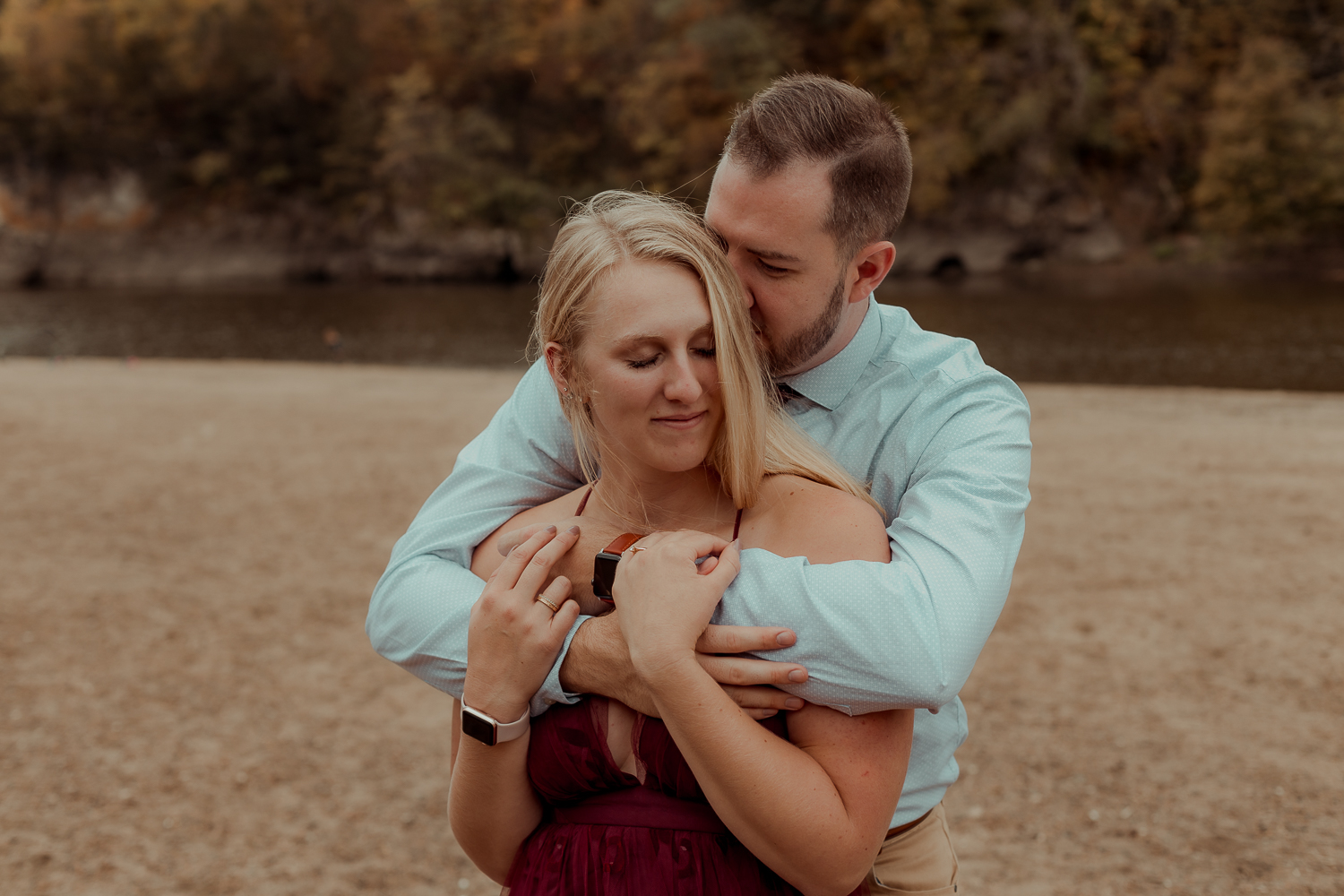 Palisades Kepler State Park Engagment Pictures, Mt Vernon, Iowa