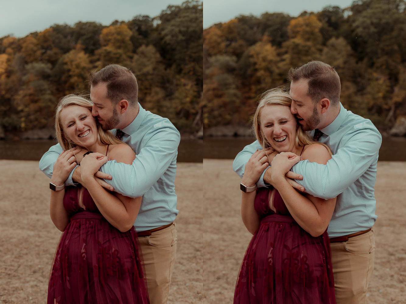 Palisades Kepler State Park Engagment Pictures, Mt Vernon, Iowa