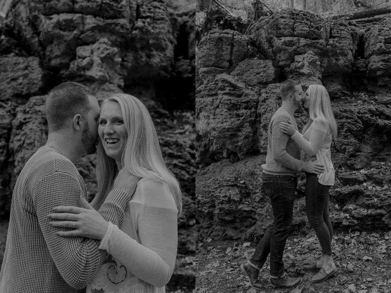 Palisades Kepler State Park Engagment Pictures, Mt Vernon, Iowa