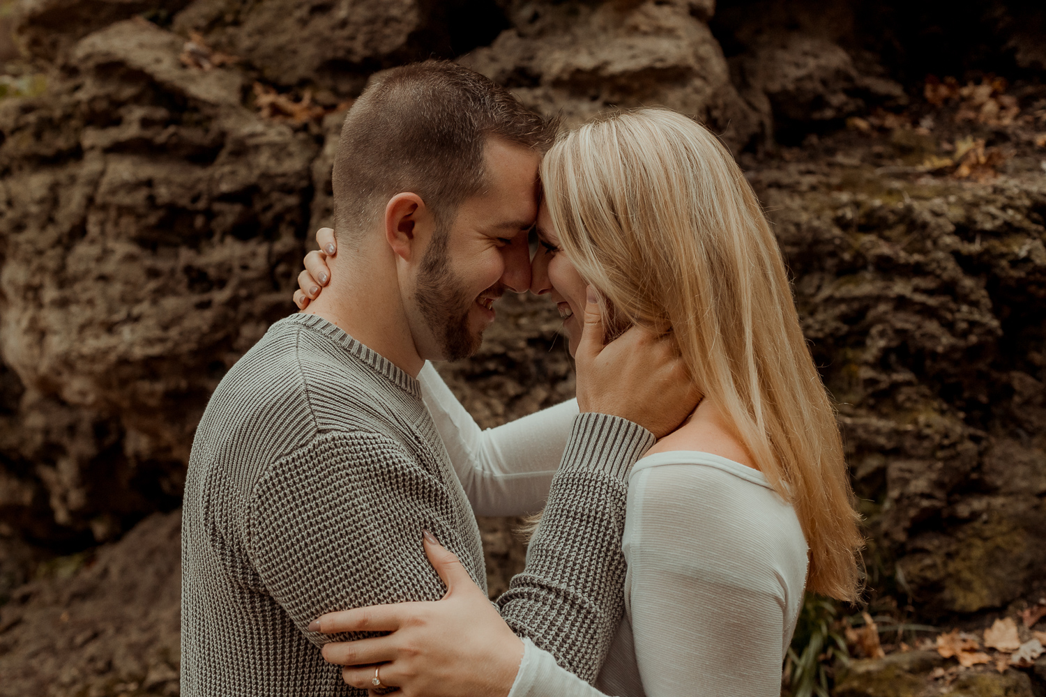 Palisades Kepler State Park Engagment Pictures, Mt Vernon, Iowa