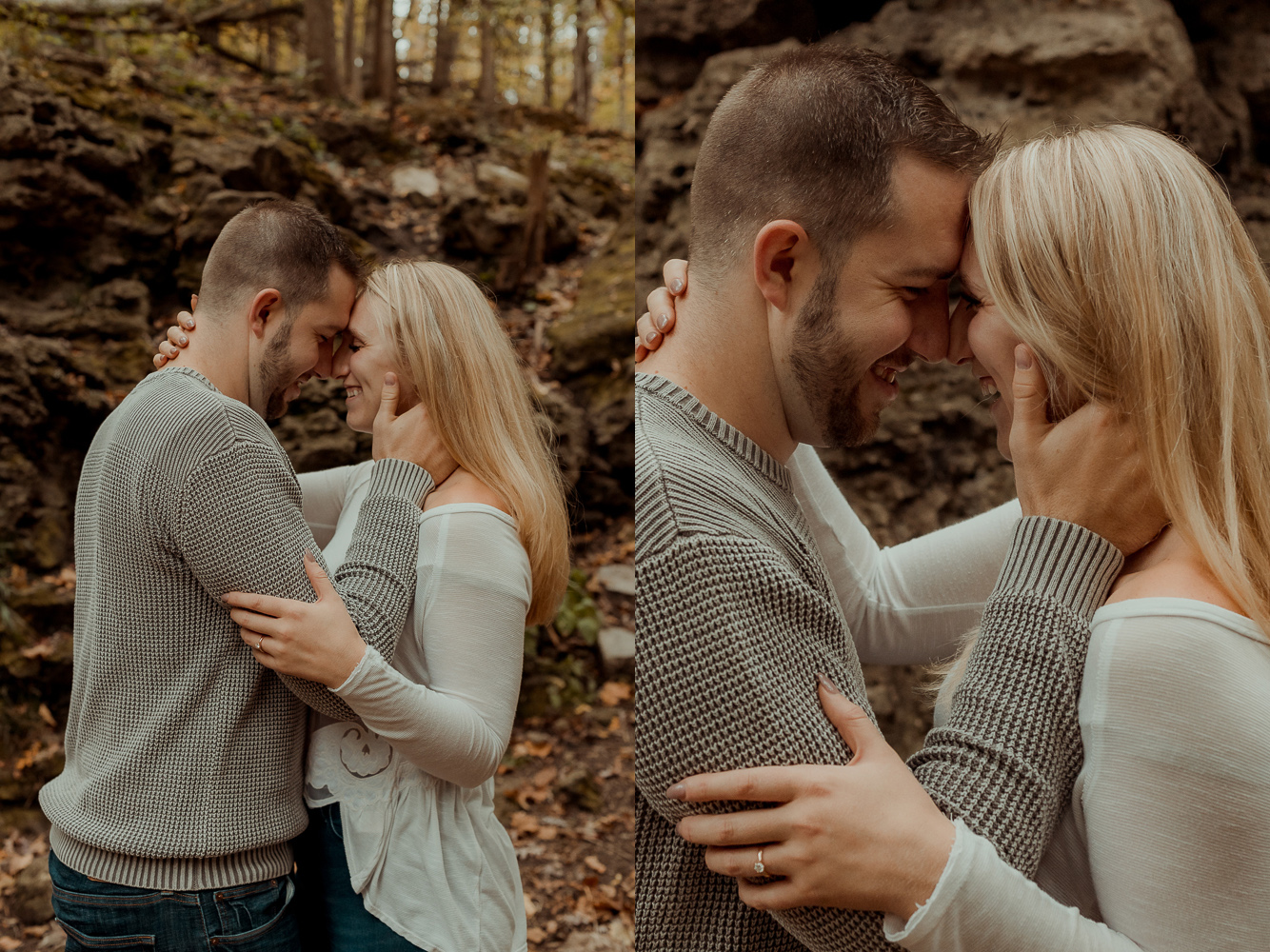 Palisades Kepler State Park Engagment Pictures, Mt Vernon, Iowa