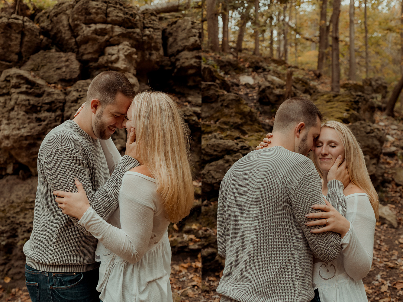 Palisades Kepler State Park Engagment Pictures, Mt Vernon, Iowa