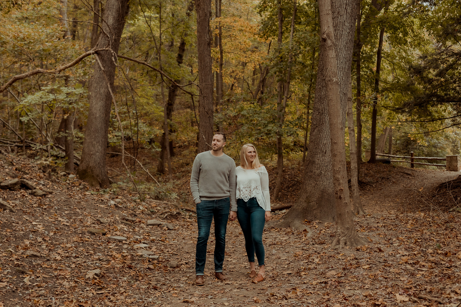 Palisades Kepler State Park Engagment Pictures, Mt Vernon, Iowa