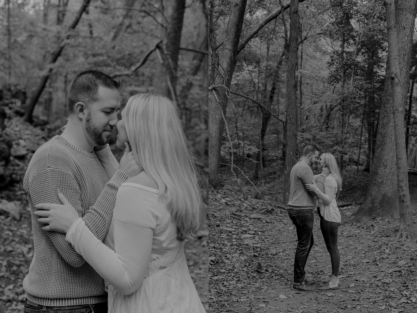 Palisades Kepler State Park Engagment Pictures, Mt Vernon, Iowa