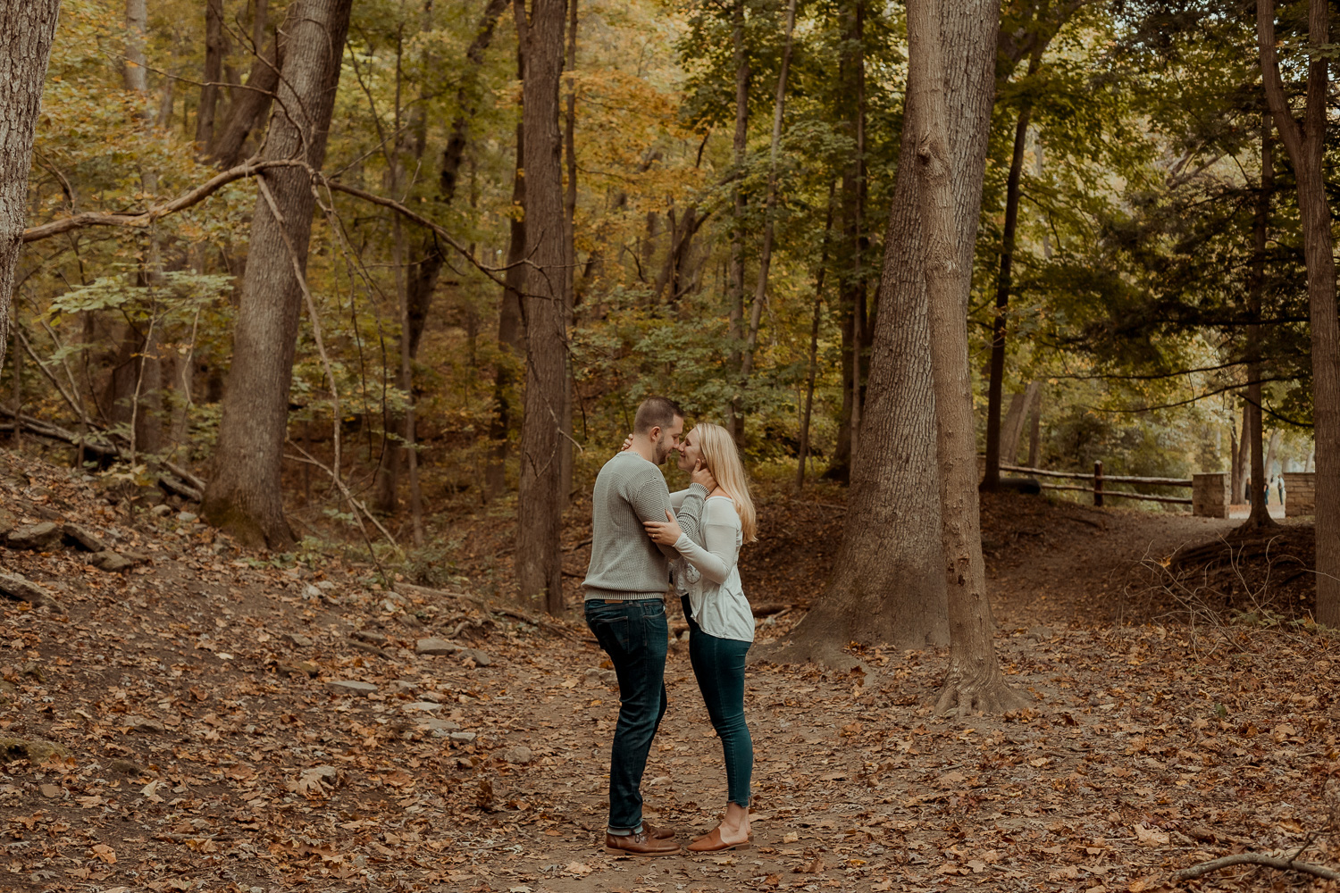 Palisades Kepler State Park Engagment Pictures, Mt Vernon, Iowa