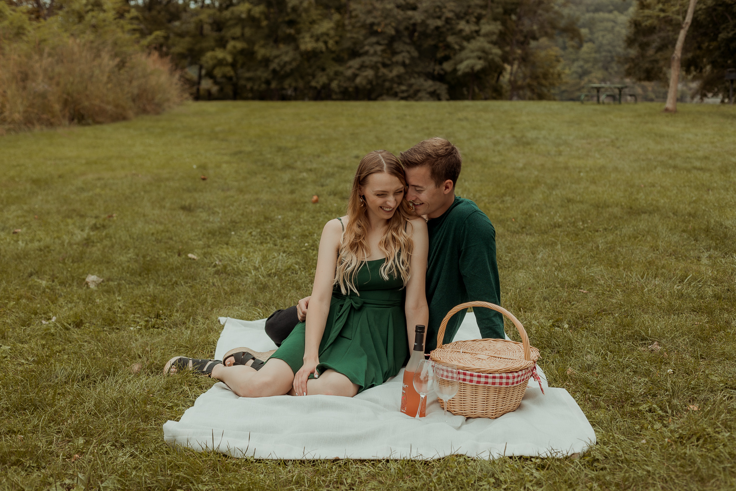 Lake Macbride Engagement Pictures, Solon, Iowa