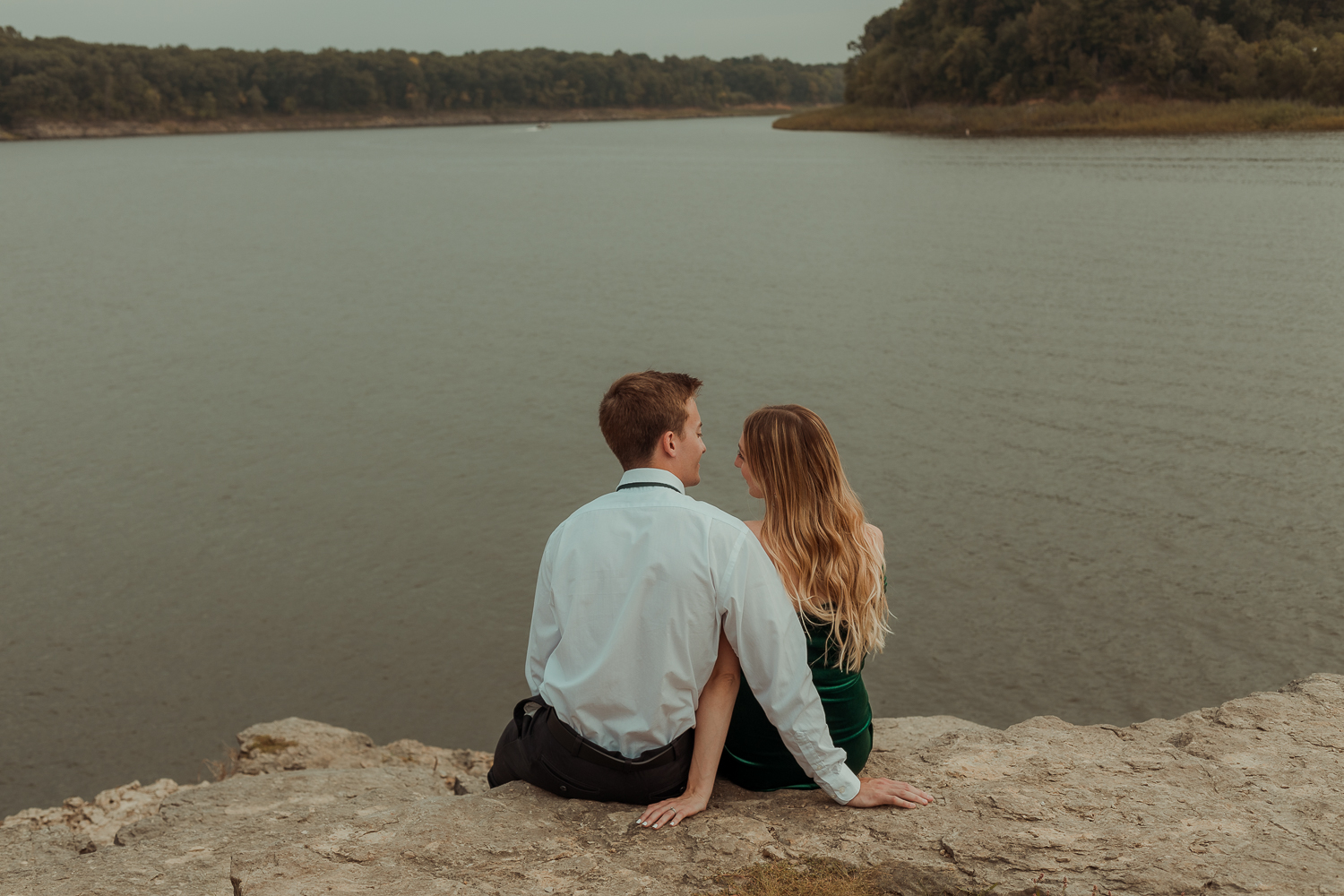 Lake Macbride Engagement Pictures, Solon, Iowa