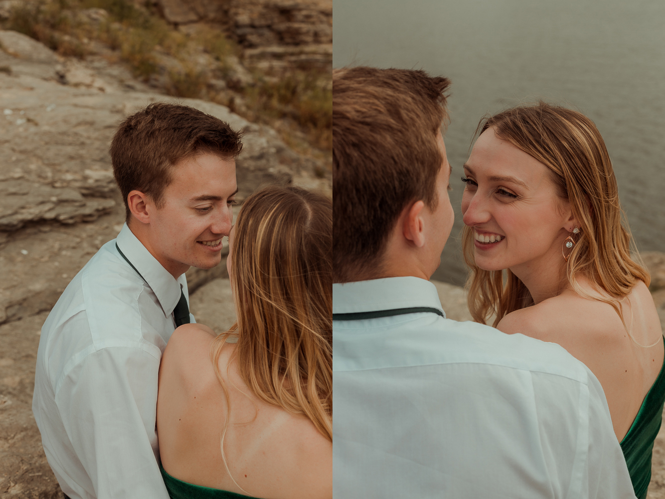 Lake Macbride Engagement Pictures, Solon, Iowa