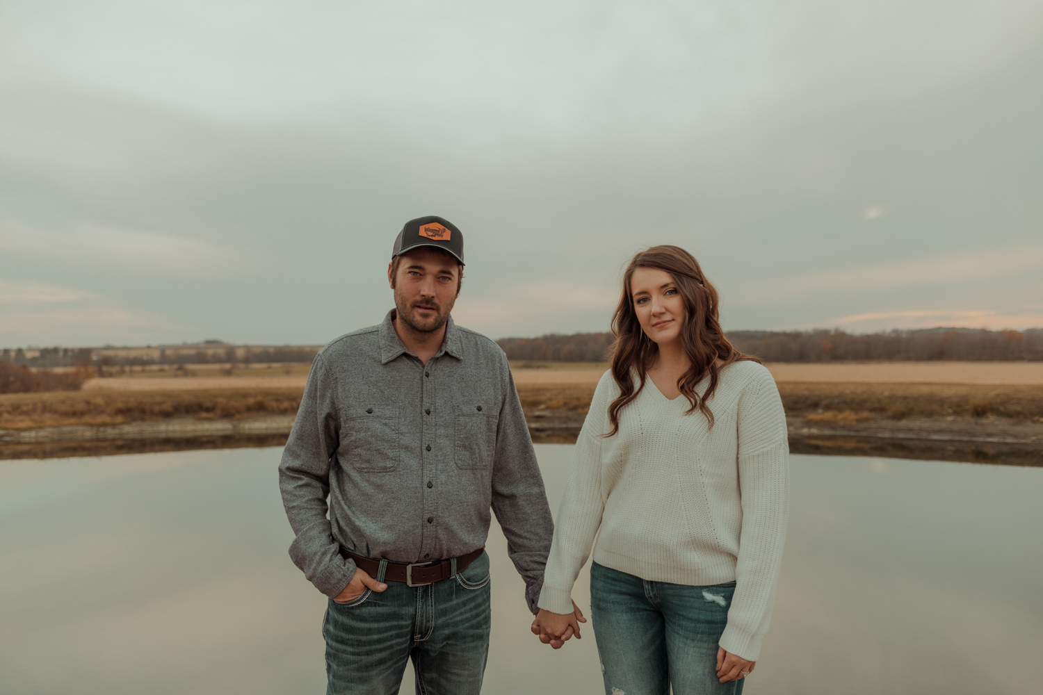 Wildwood Golf Course Engagement Pictures, Charles City, Iowa