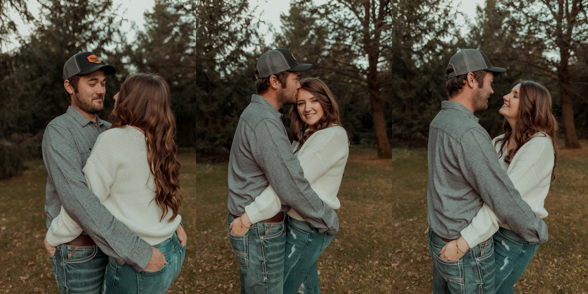Wildwood Golf Course Engagement Pictures, Charles City, Iowa