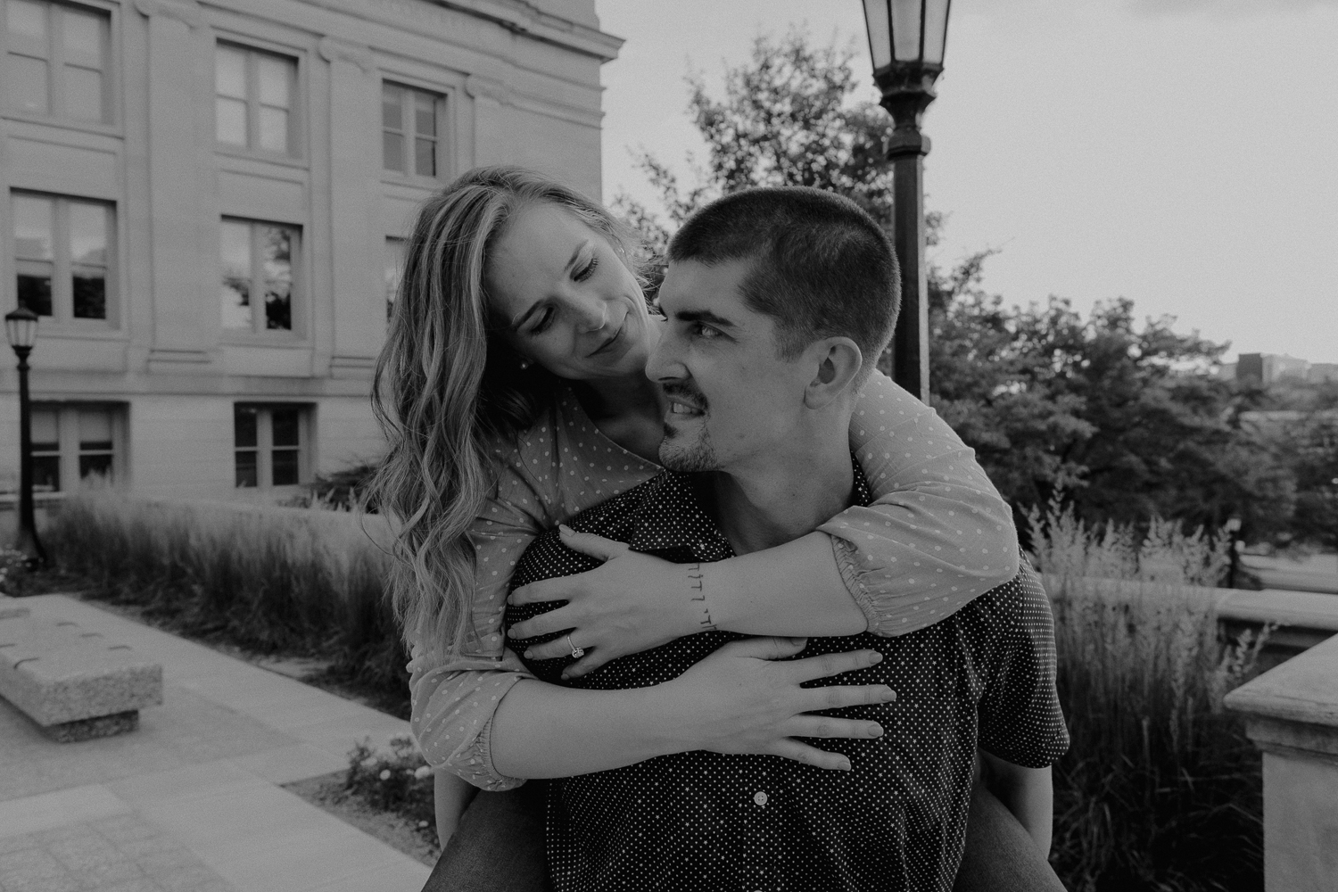 Old Capitol Museum Engagement Pictures, Iowa City, Iowa