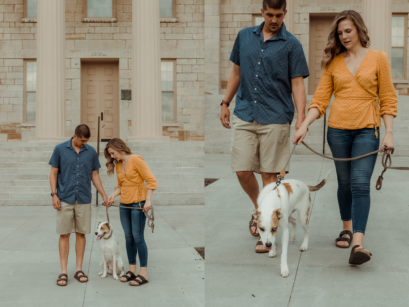 Old Capitol Museum Engagement Pictures, Iowa City, Iowa