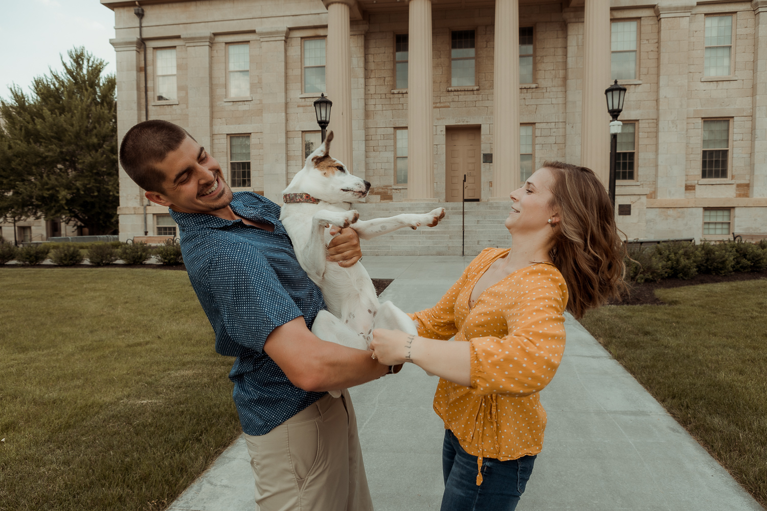 Old Capitol Museum Engagement Pictures, Iowa City, Iowa