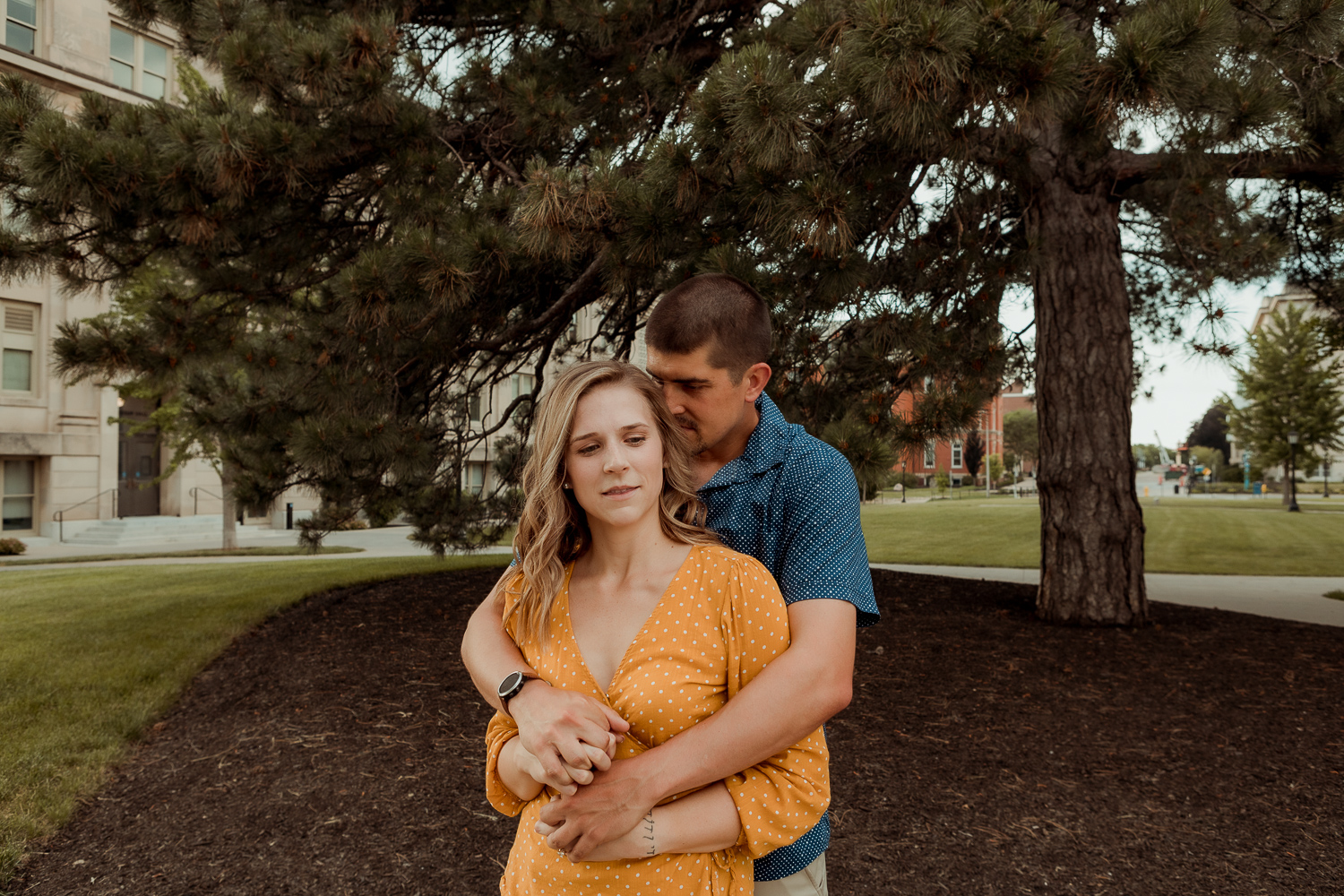 Old Capitol Museum Engagement Pictures, Iowa City, Iowa