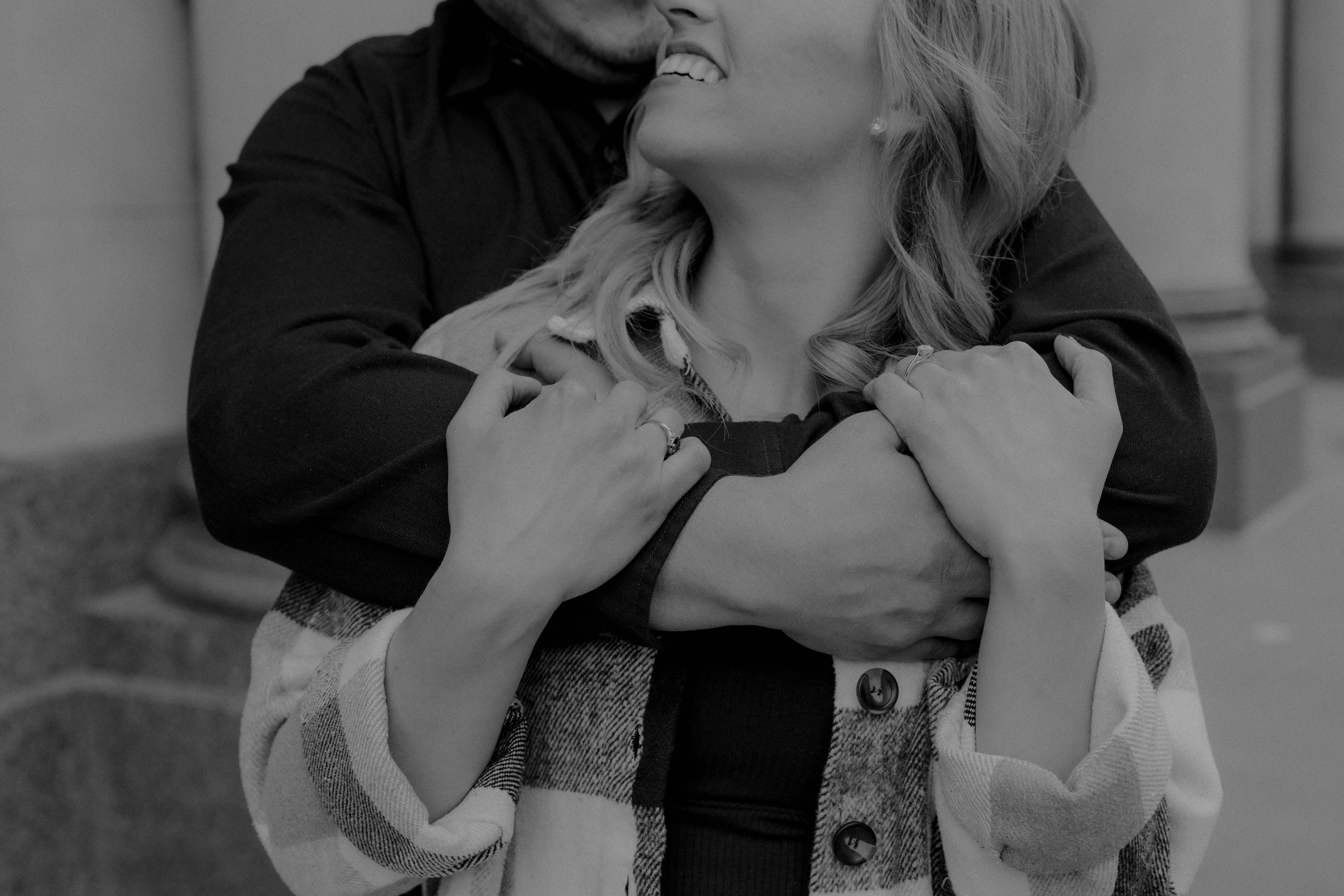 Cedar Rapids Downtown Engagmenet Pictures, Iowa