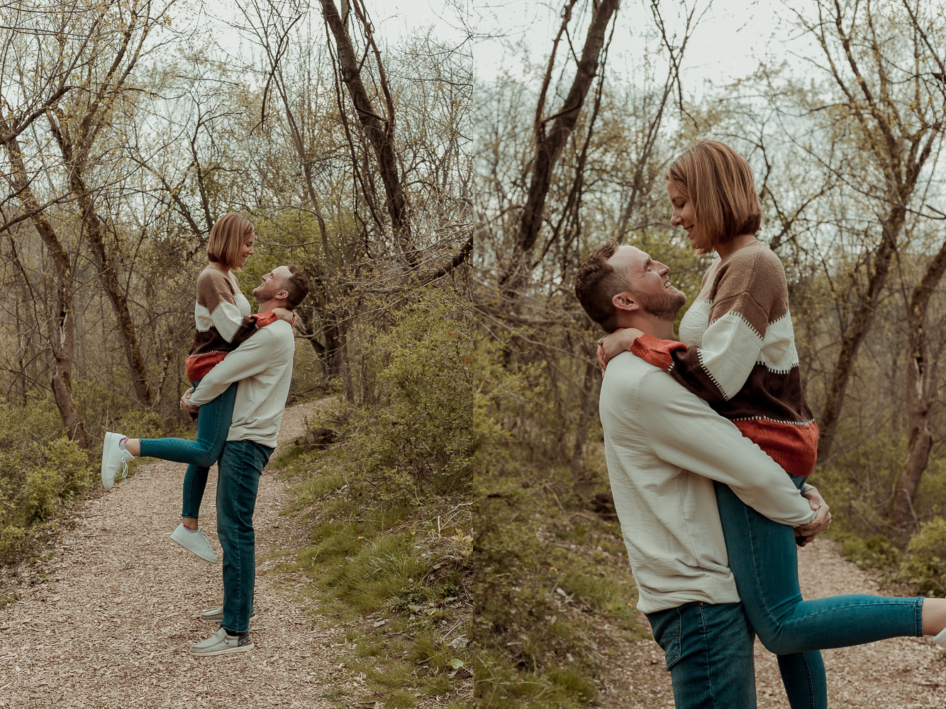 Swiss Valley Nature Preserve Engagement Pictures, Peosta, Iowa