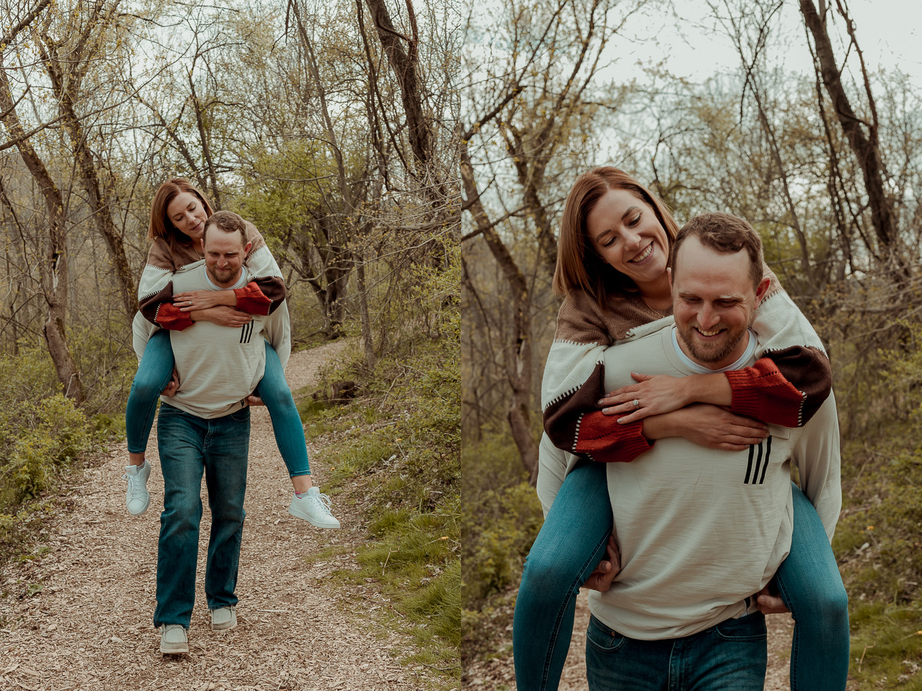 Swiss Valley Nature Preserve Engagement Pictures, Peosta, Iowa