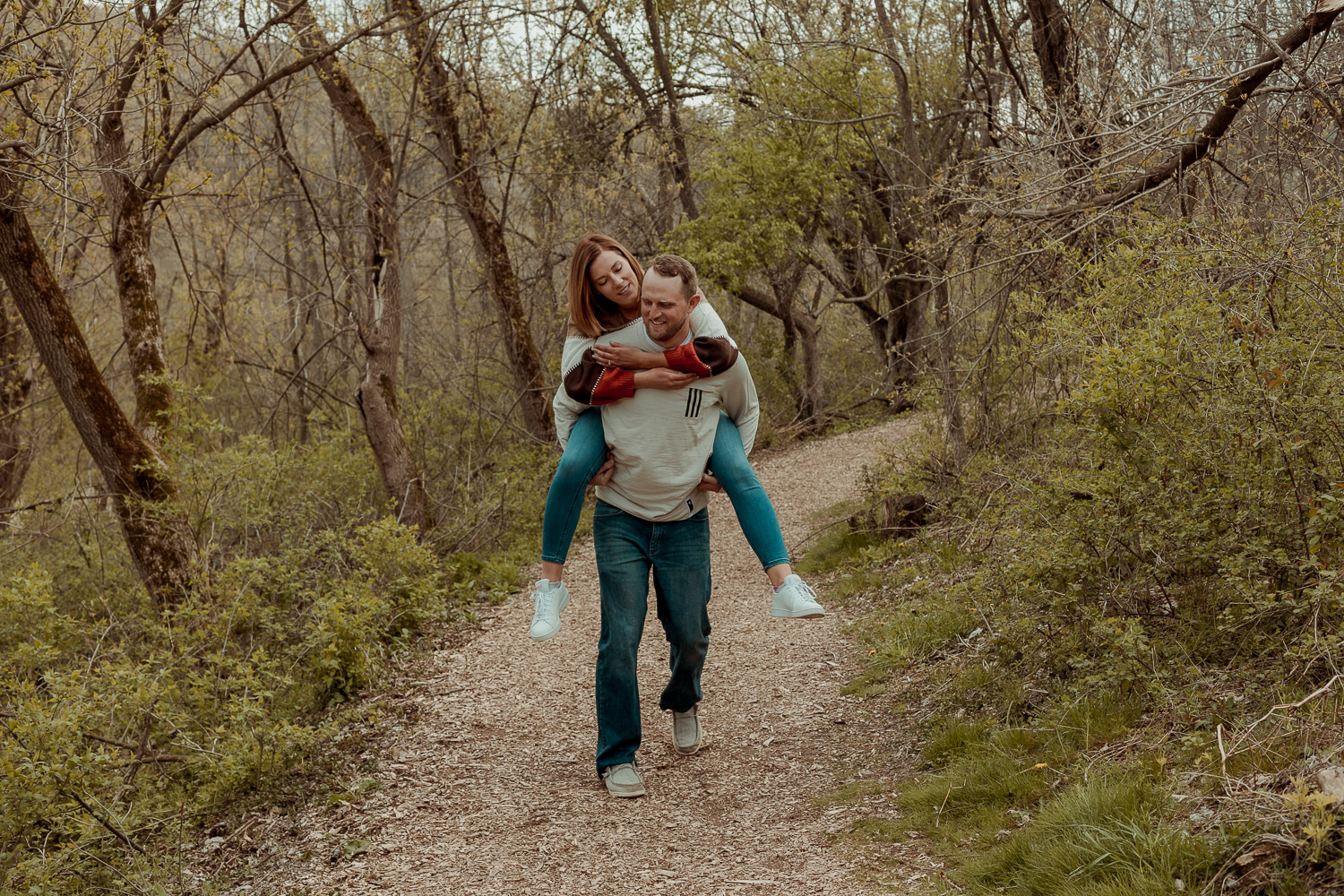 Swiss Valley Nature Preserve Engagement Pictures, Peosta, Iowa