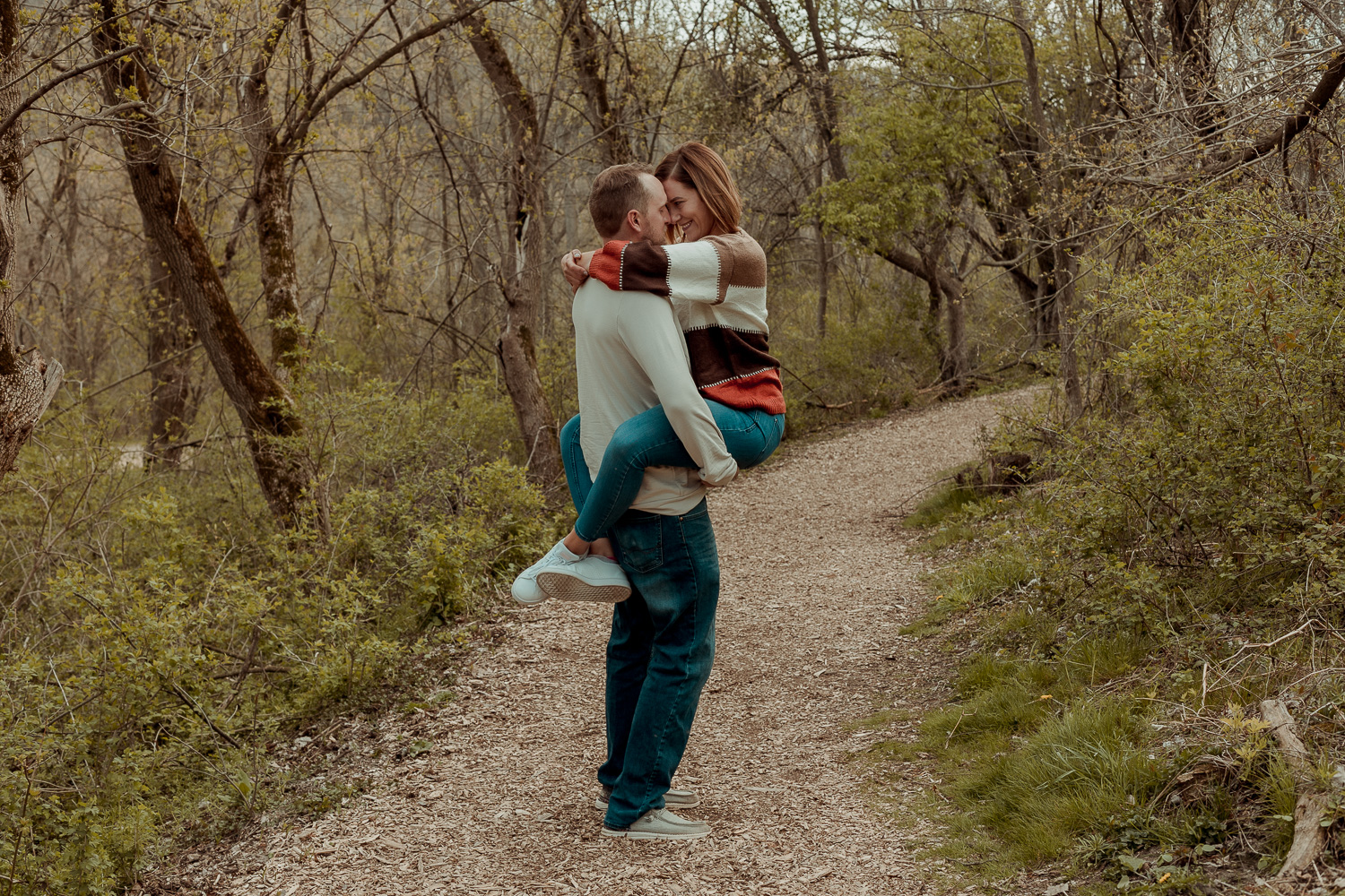 Swiss Valley Nature Preserve Engagement Pictures, Peosta, Iowa