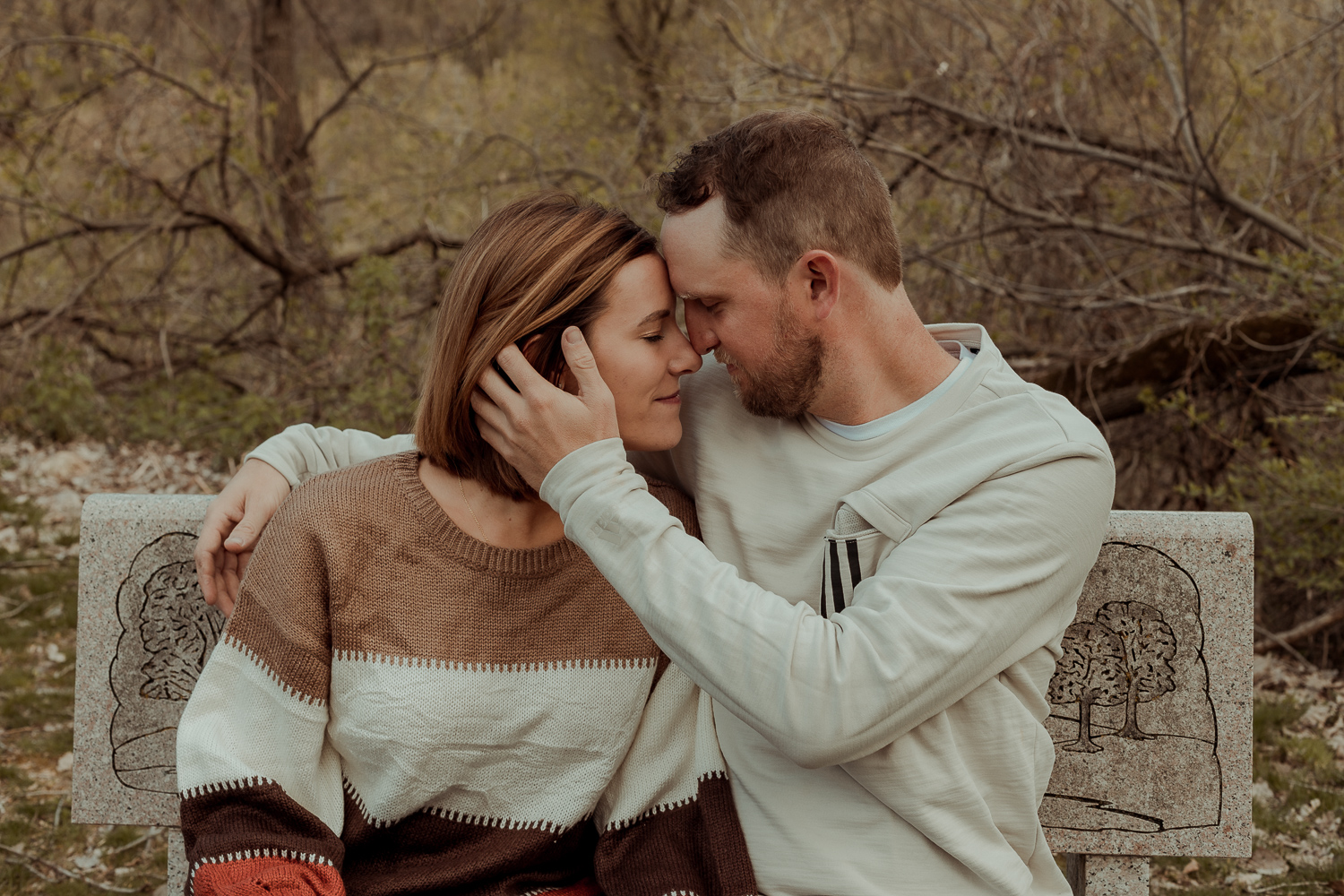 Swiss Valley Nature Preserve Engagement Pictures, Peosta, Iowa