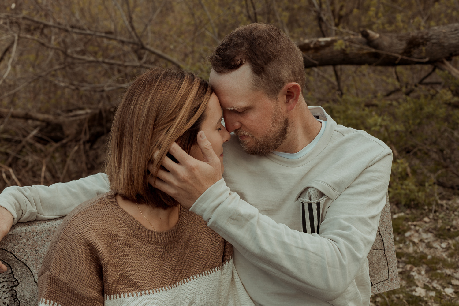 Swiss Valley Nature Preserve Engagement Pictures, Peosta, Iowa